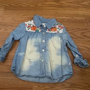 Boho Denim pumpkin